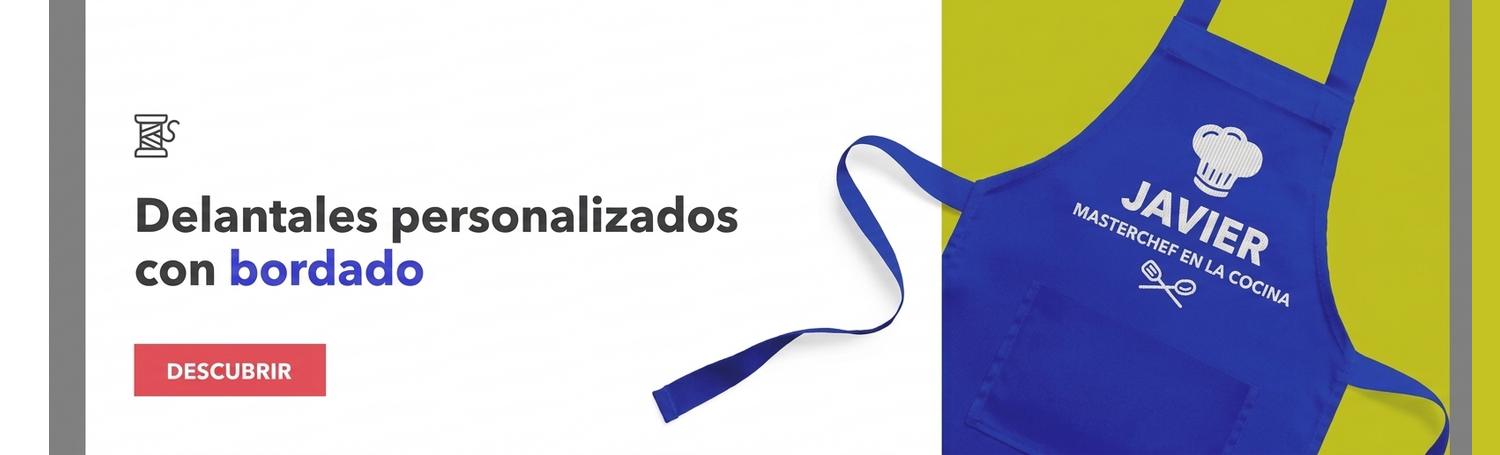 Delantales personalizados con bordado