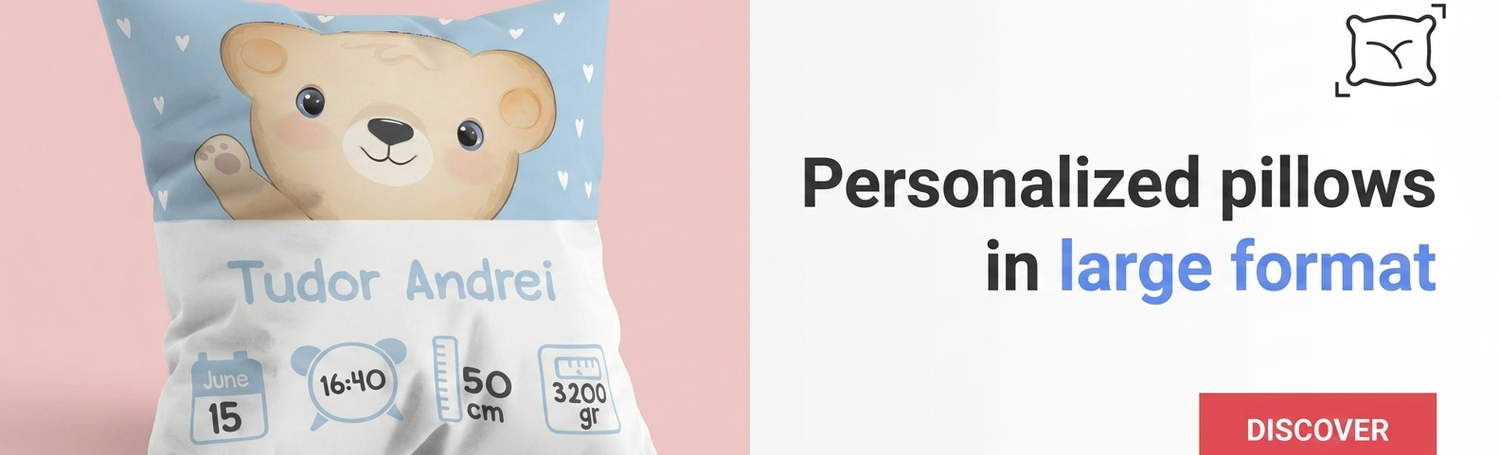 Cojines personalizados - tamaño grande