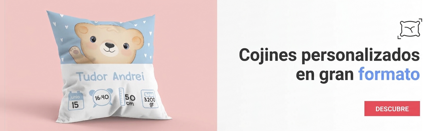Cojines personalizados - tamaño grande