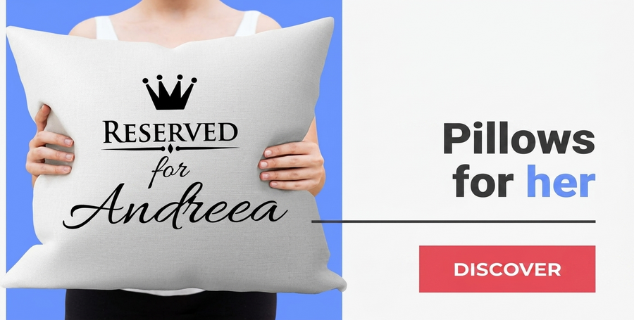 Cojines personalizados para ella