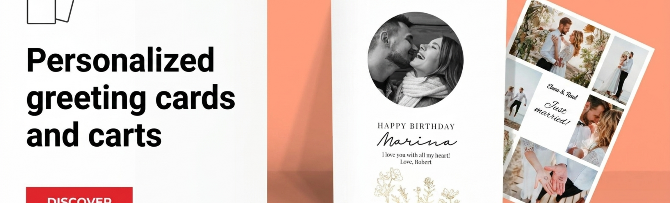 Tarjetas de felicitación y tarjetas personalizadas