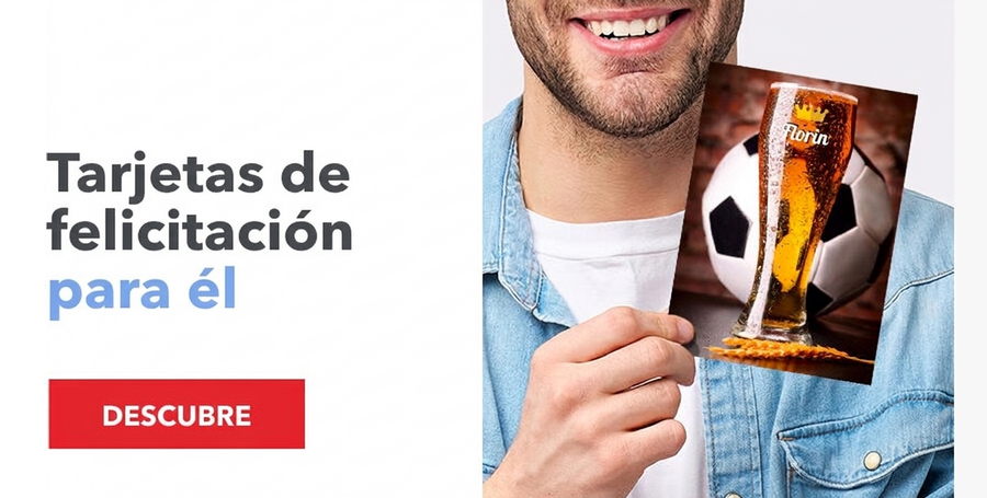 Tarjetas de felicitación para él