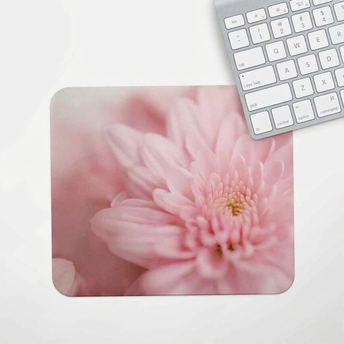 Alfombrilla de ratón personalizada con una flor