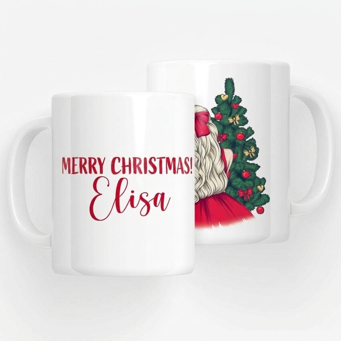 Taza personalizada con nombre - Christmas Princess