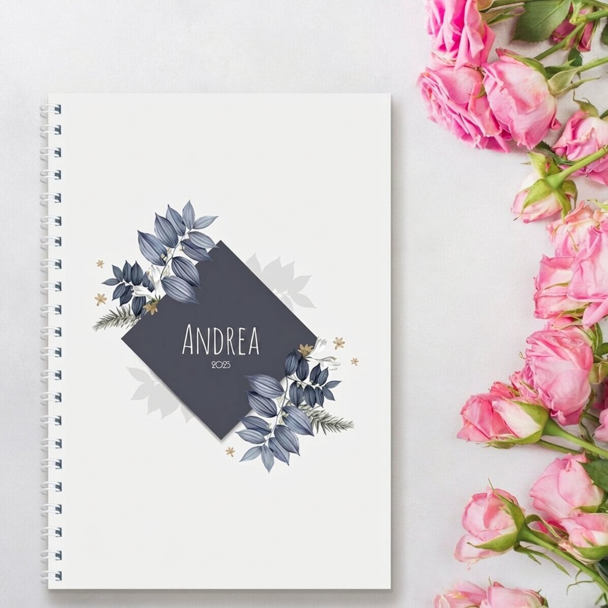Cuaderno personalizado con texto - Flowers