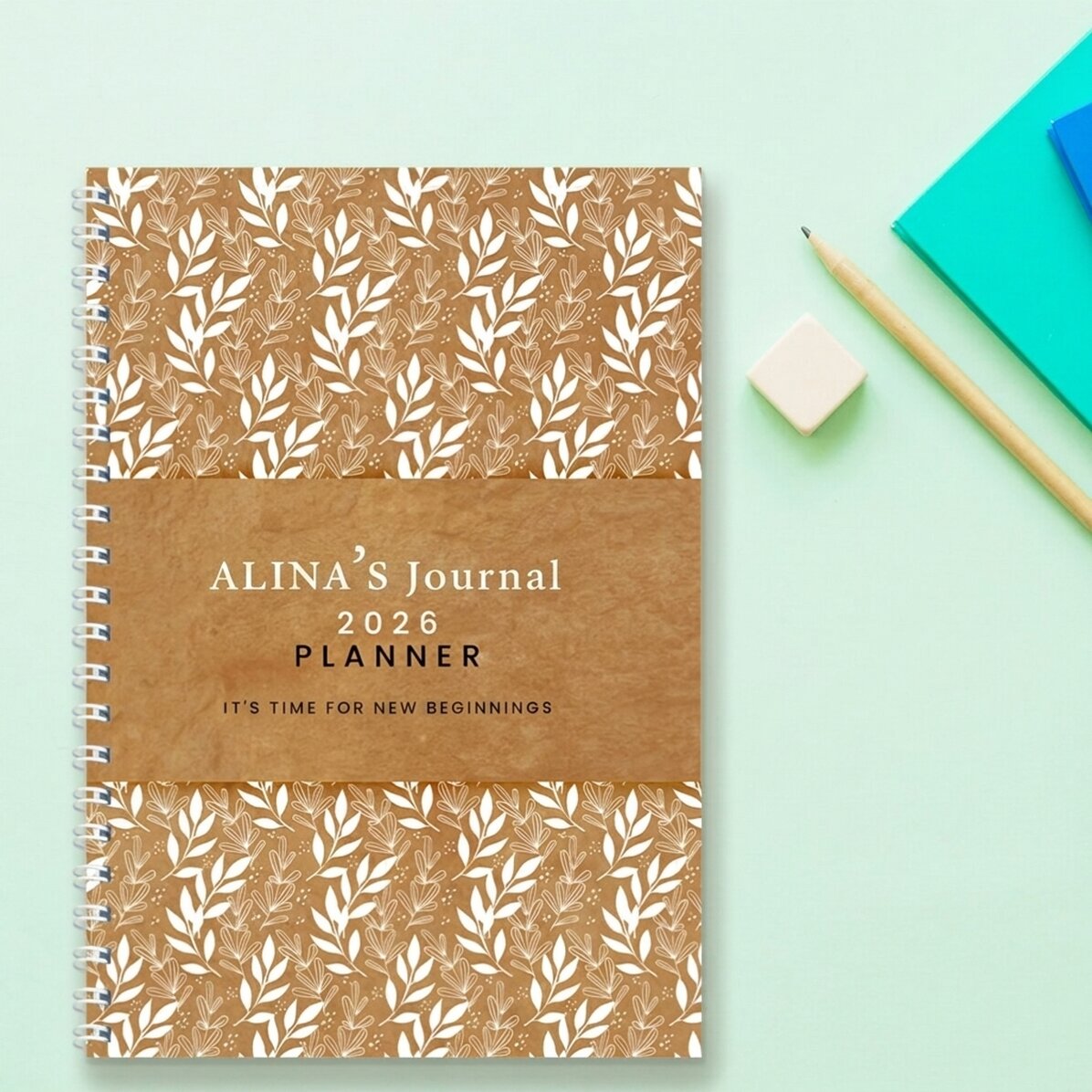 Cuaderno personalizado con texto - Agenda