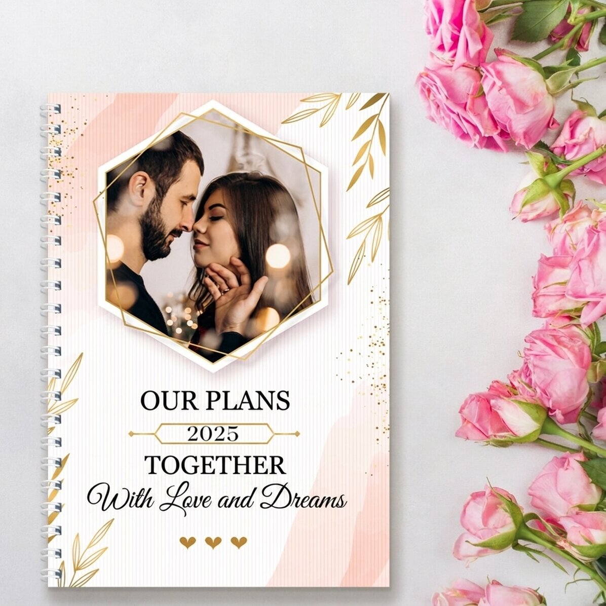 Cuaderno personalizado con foto y texto - Nuestros planes