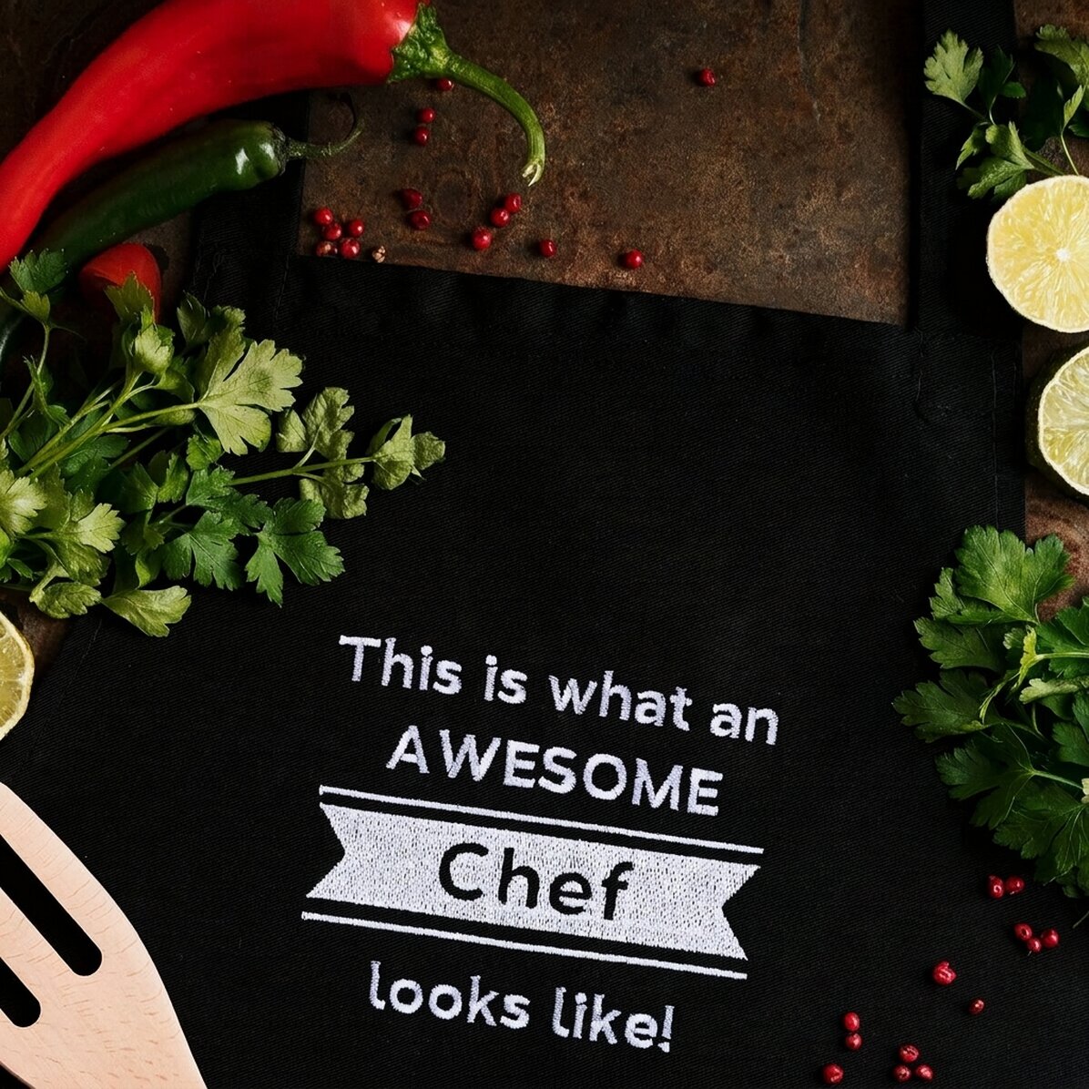 Camiseta personalizada con texto - Awesome Chef