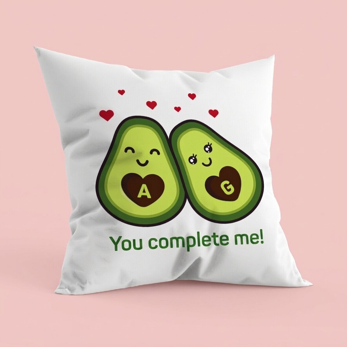 Cojín personalizado con texto - Avocado love