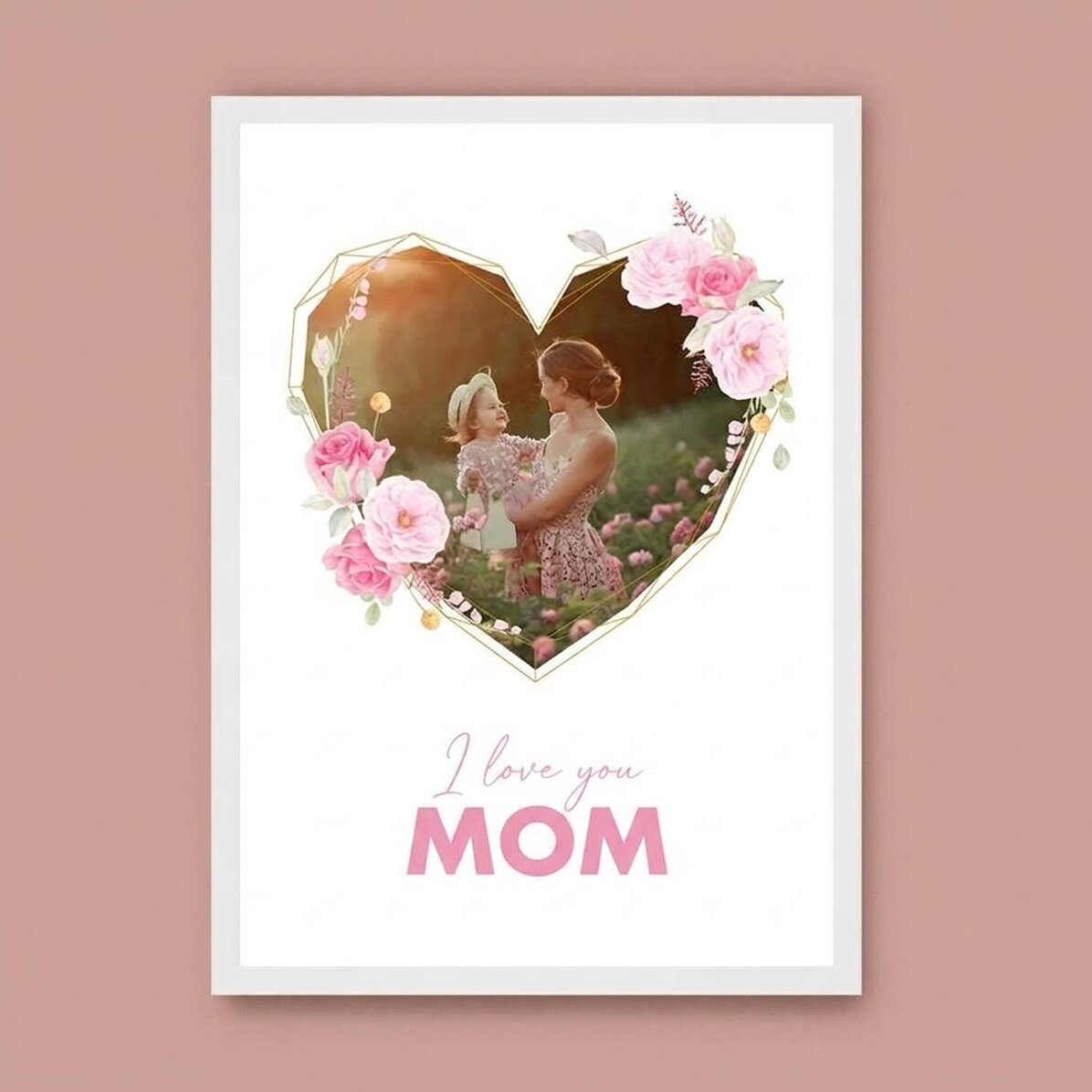 Cuadro personalizado con foto y texto - From my heart