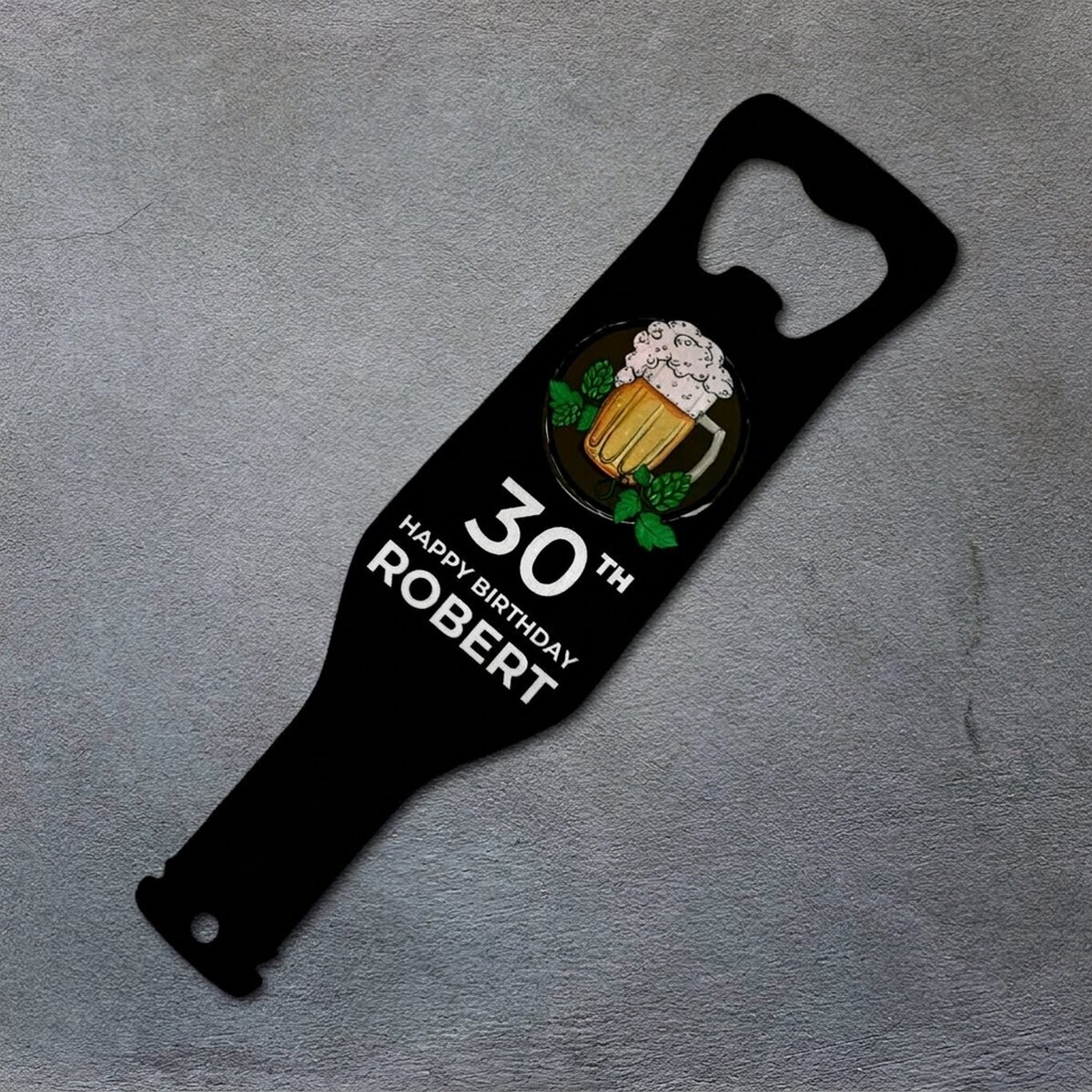Abrecerras personalizado - Cumpleaños
