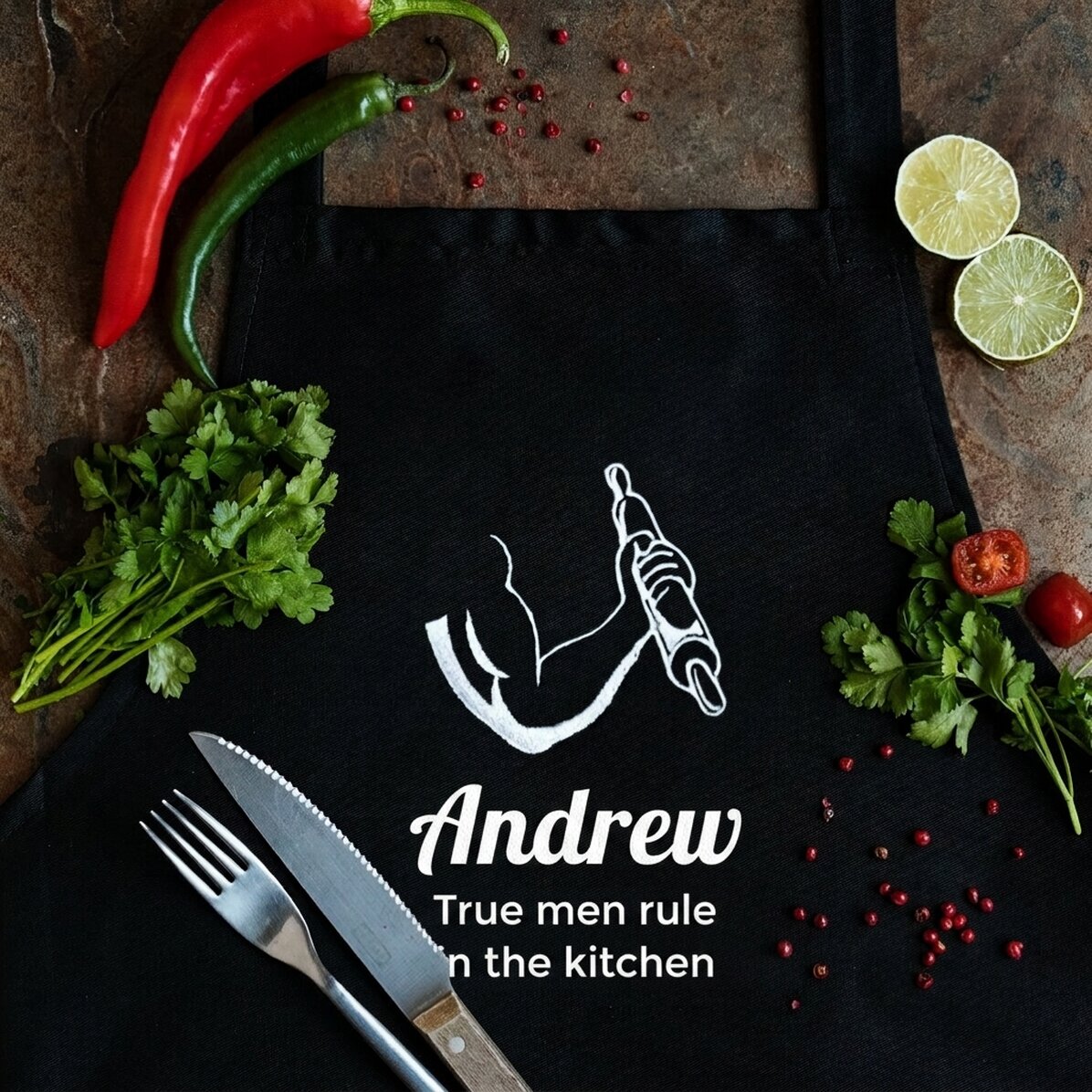 Juego personalizado con texto - Deporte en la cocina