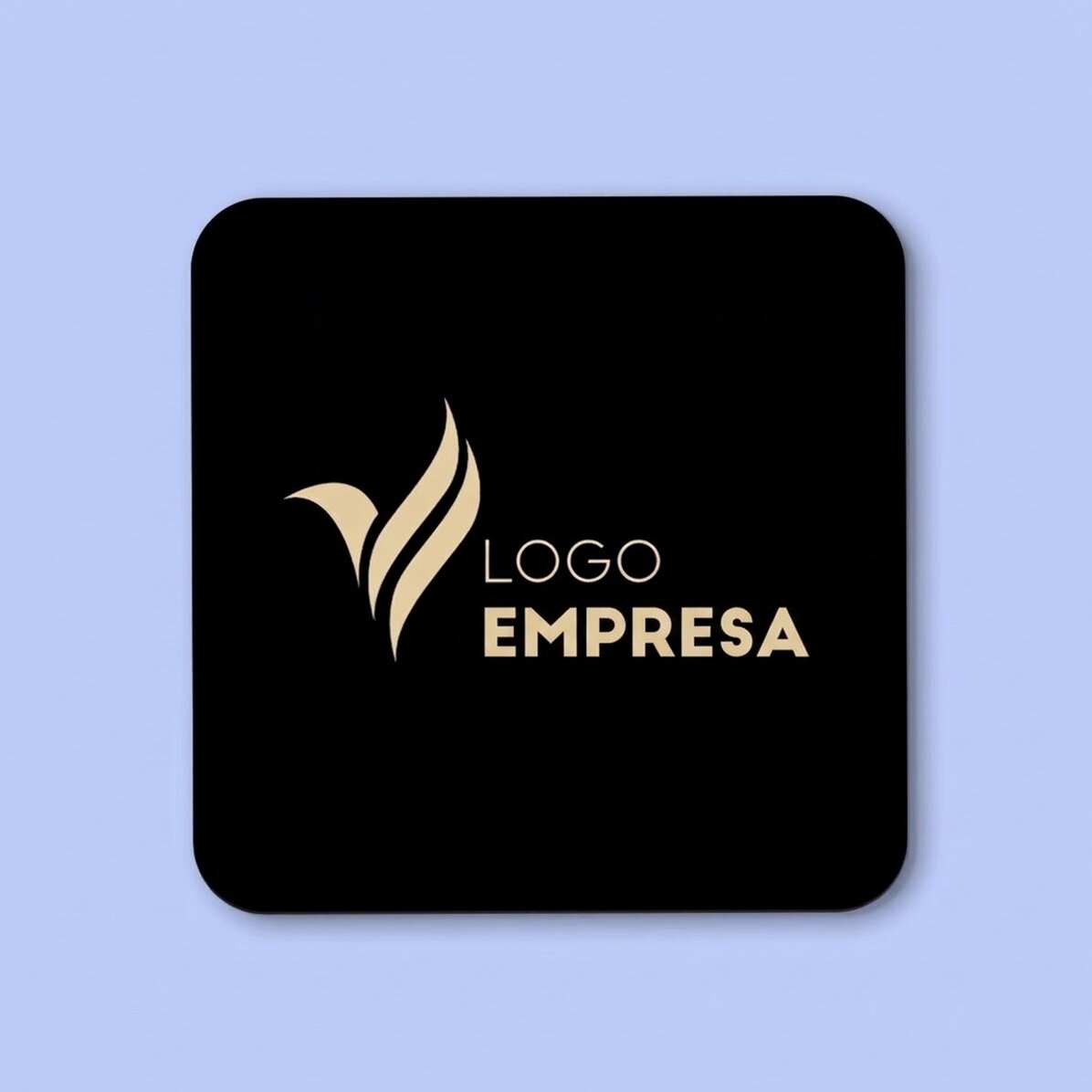 Posavasos personalizado con logotipo