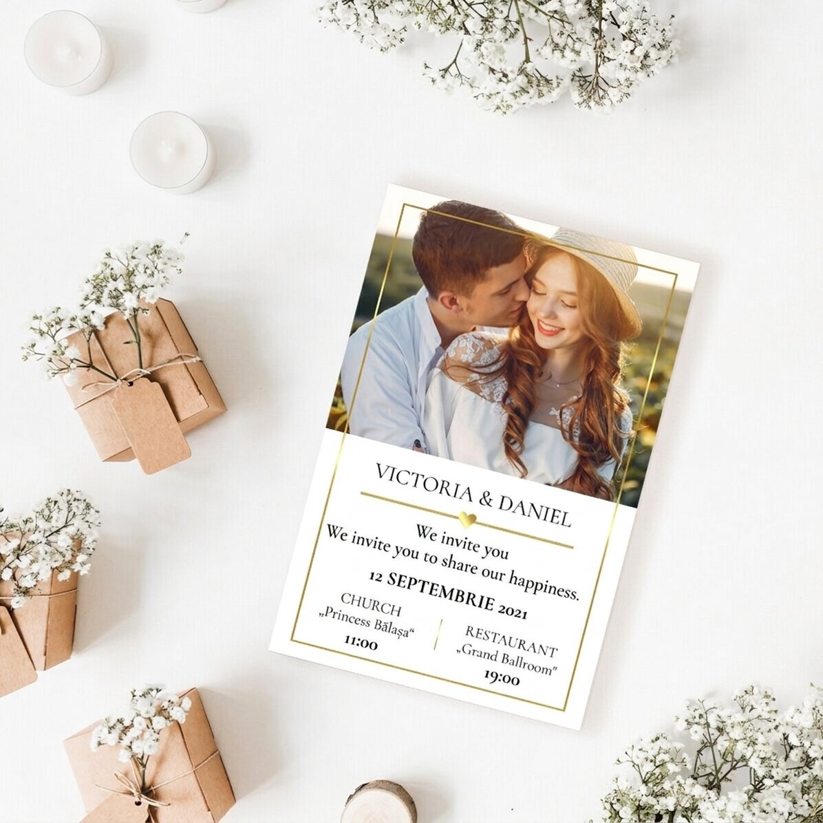 Foto personalizada de 10 x 15 cm - Invitación
