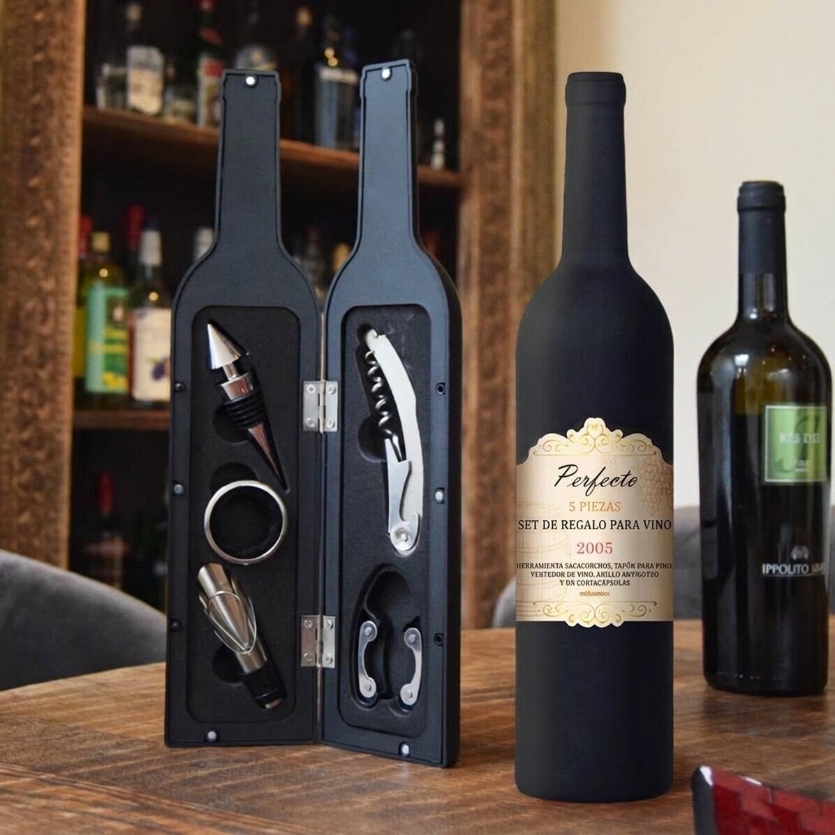 Juego de accesorios para vino