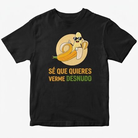 Camiseta personalizada con texto - Naked Banana