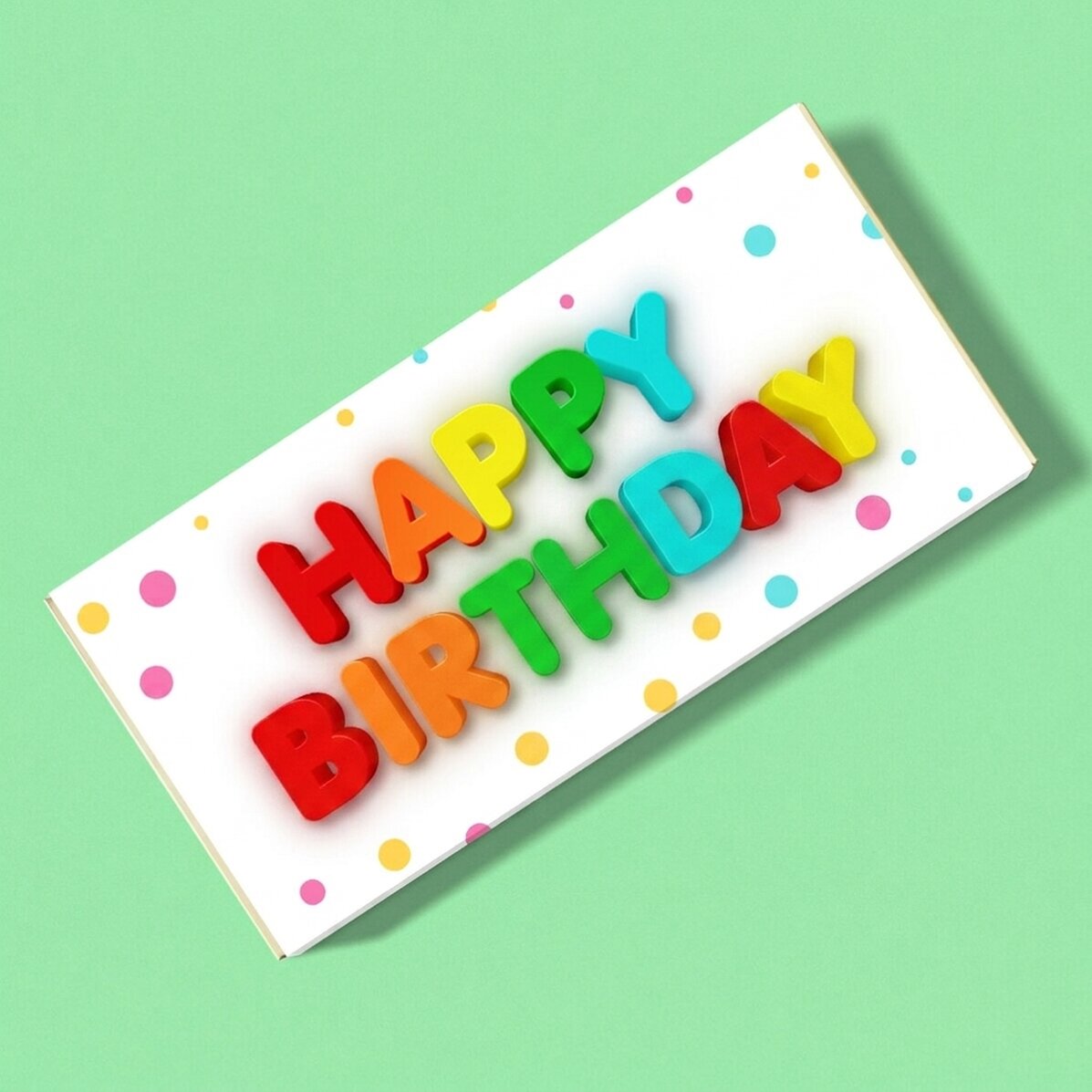 Chocolate personalizado: ¡Feliz cumpleaños!