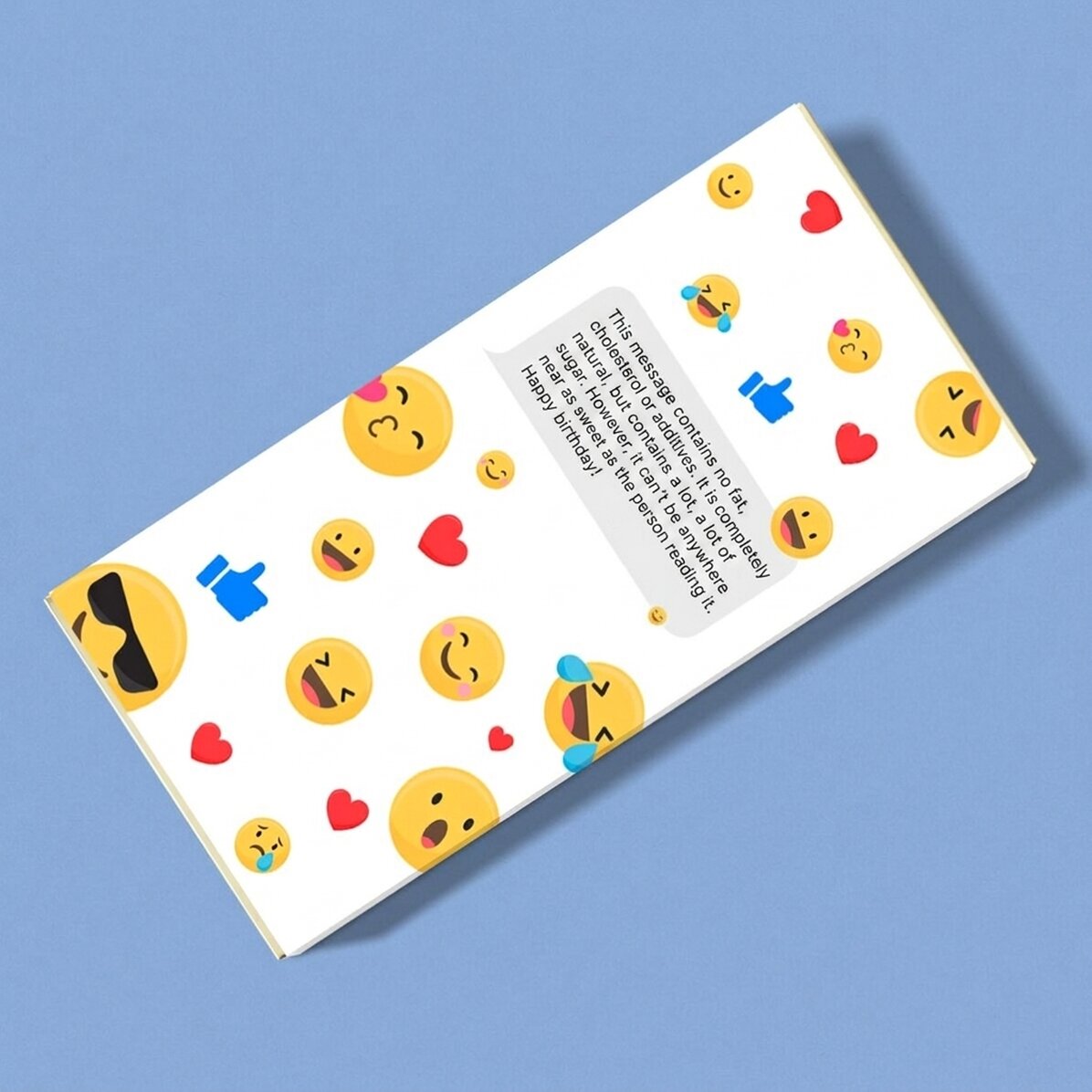 Chocolate personalizado con texto - Burbuja de texto