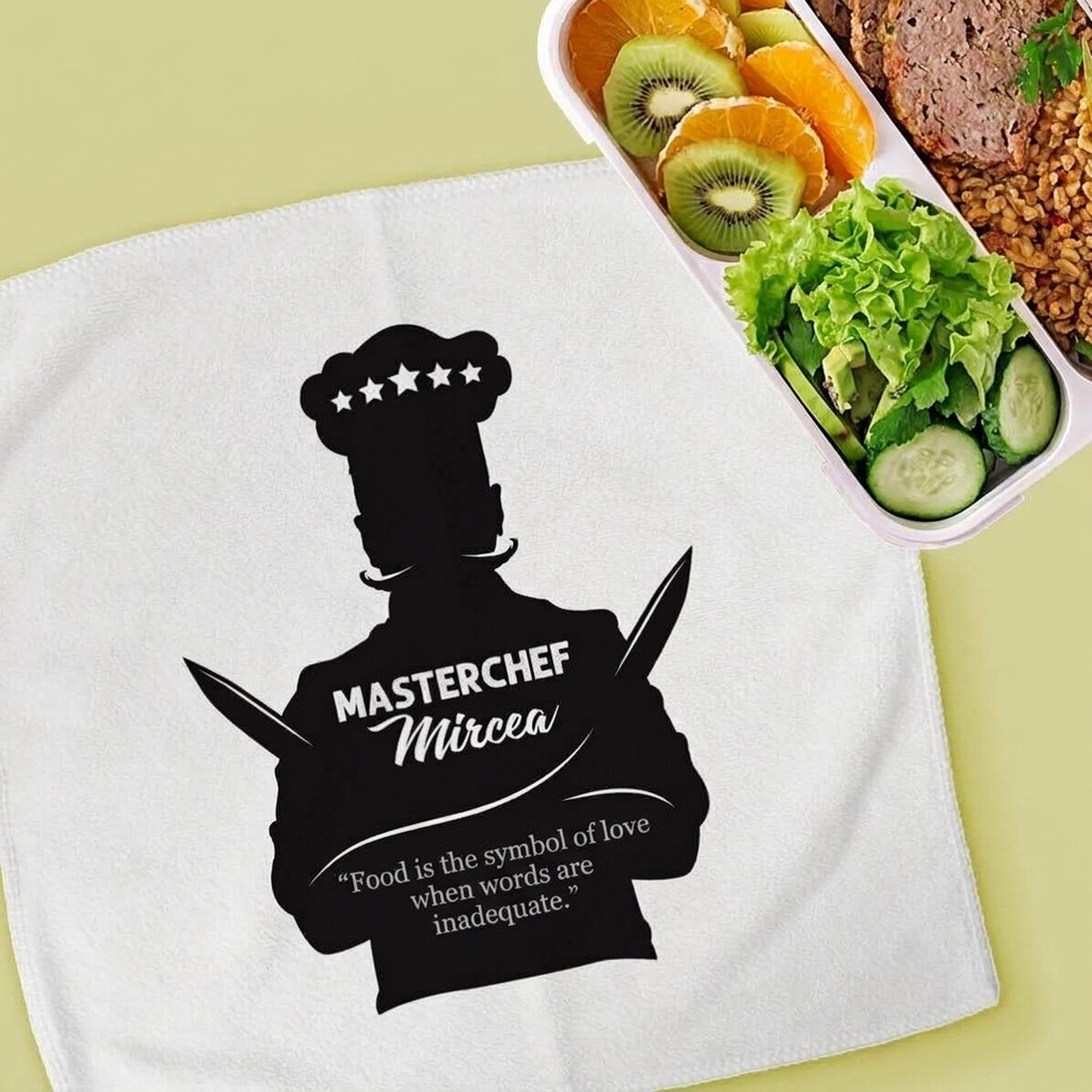 Toalla personalizada con texto - Masterchef