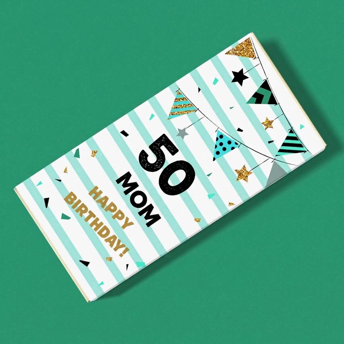 Chocolate personalizado con mensaje para un cumpleaños - Regalo de cumpleaños