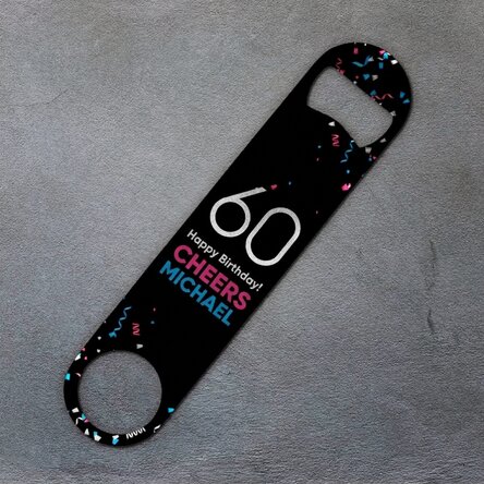 Abridor de cervezas personalizado - Confetti