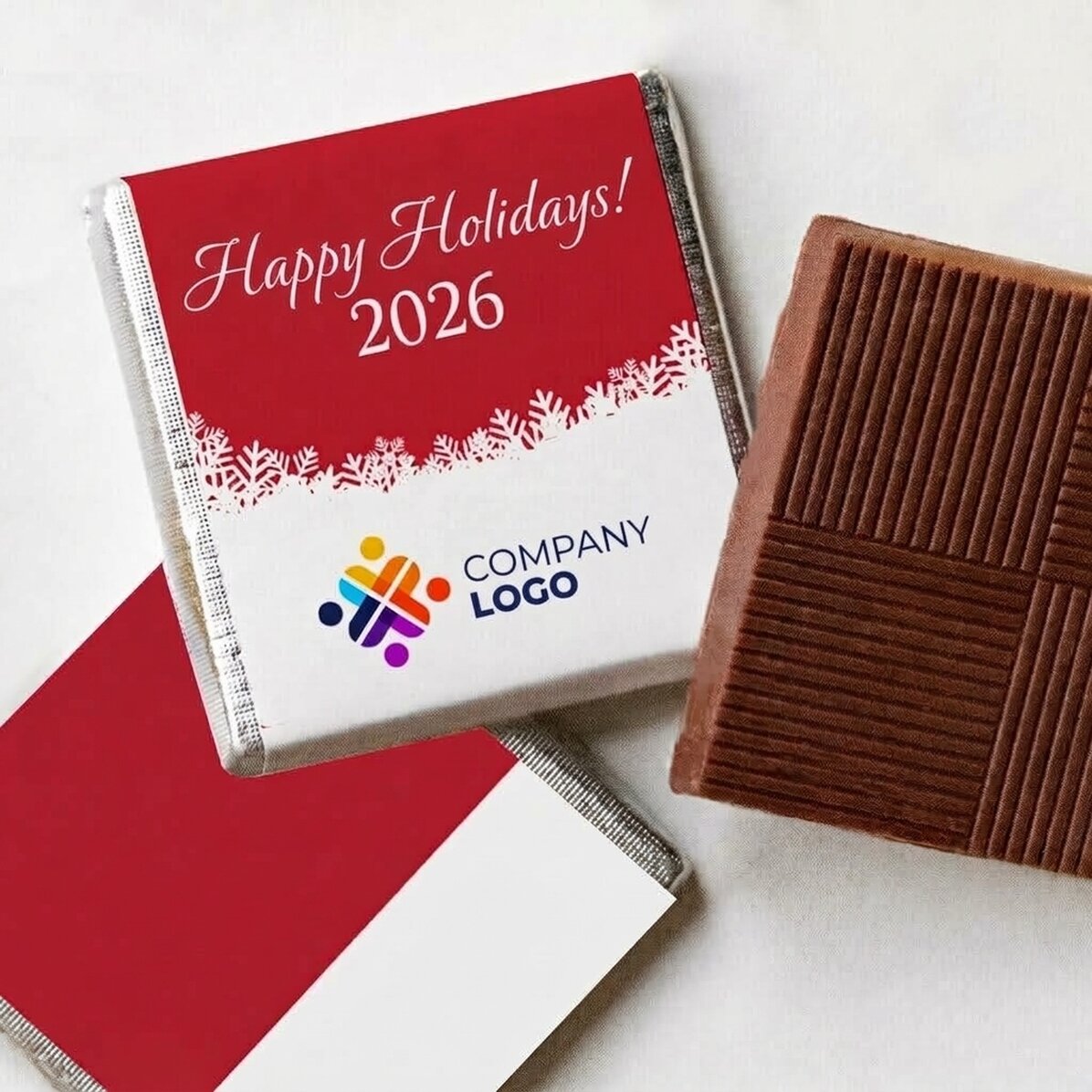 Mini bombón personalizado con logotipo y mensaje
