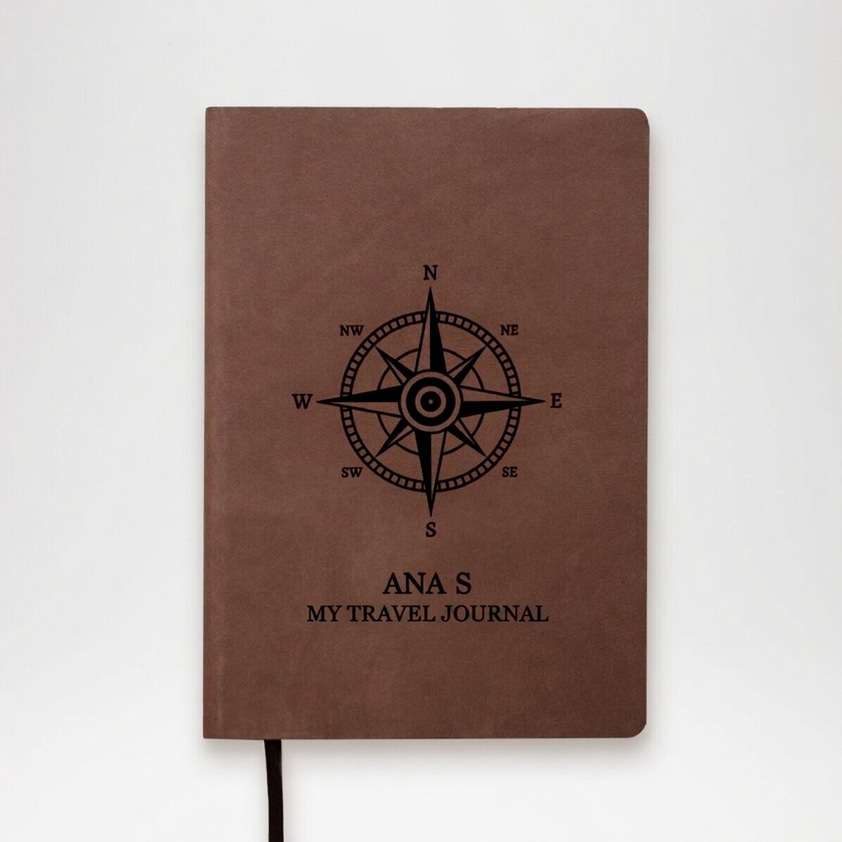 Agenda de piel personalizada con nombre - Busola