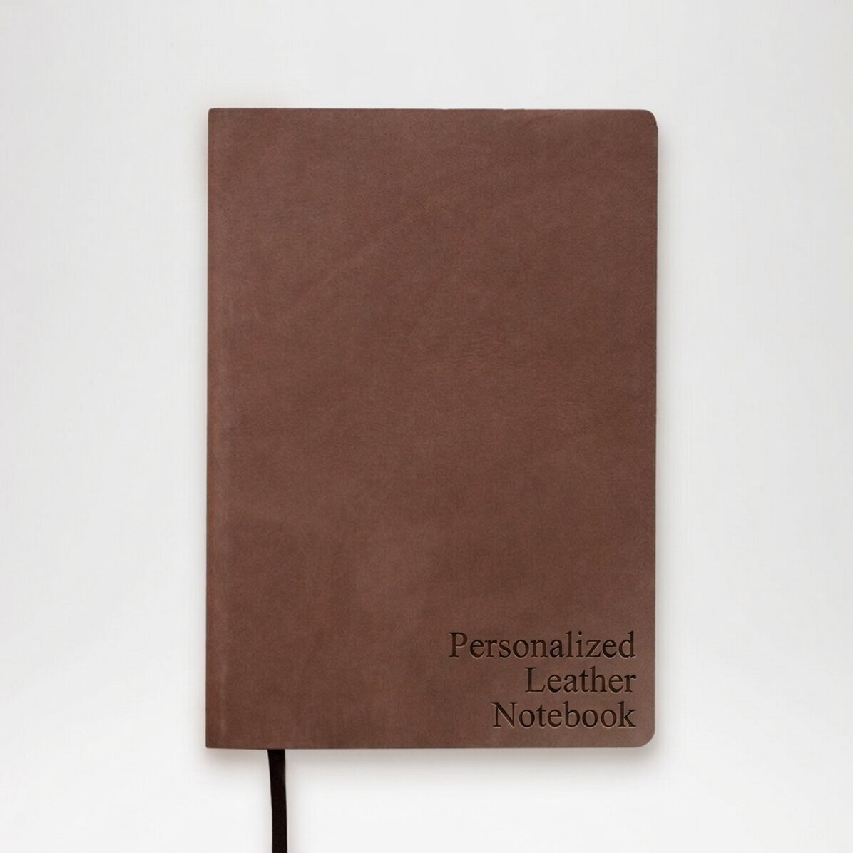 Agenda de piel personalizada con tus iniciales o tu nombre