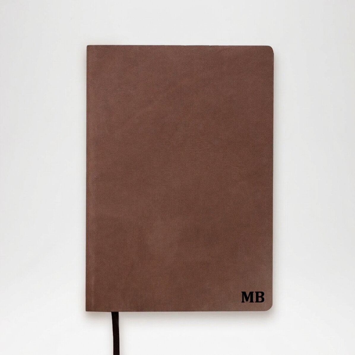 Agenda de piel personalizada con tus iniciales o tu nombre