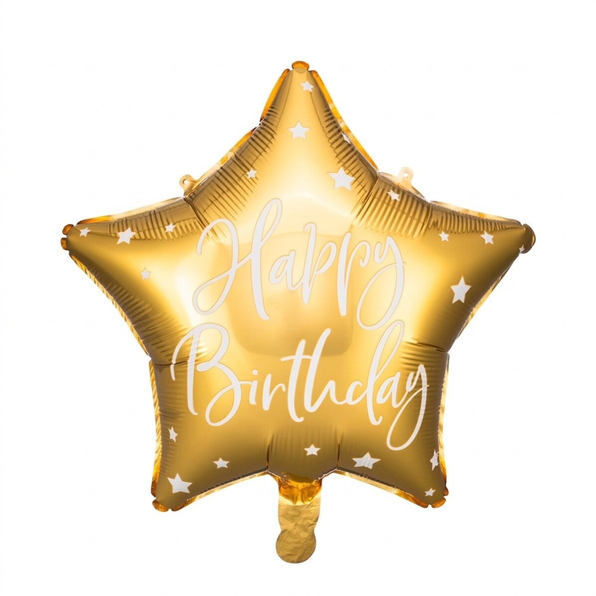 Globo - estrella dorada «Happy Birthday»