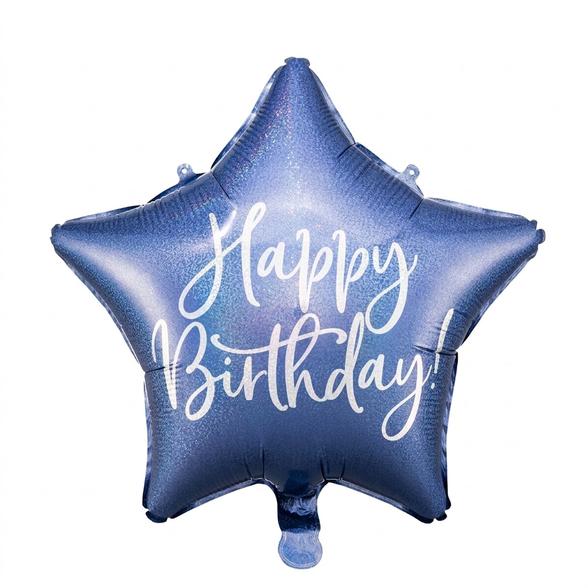 Globo - estrella azul «Happy Birthday»