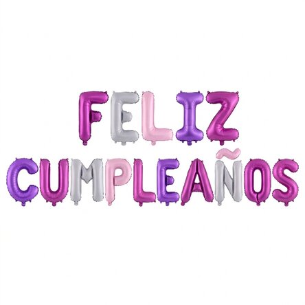 Lote de globos - Surtido «Feliz cumpleaños»