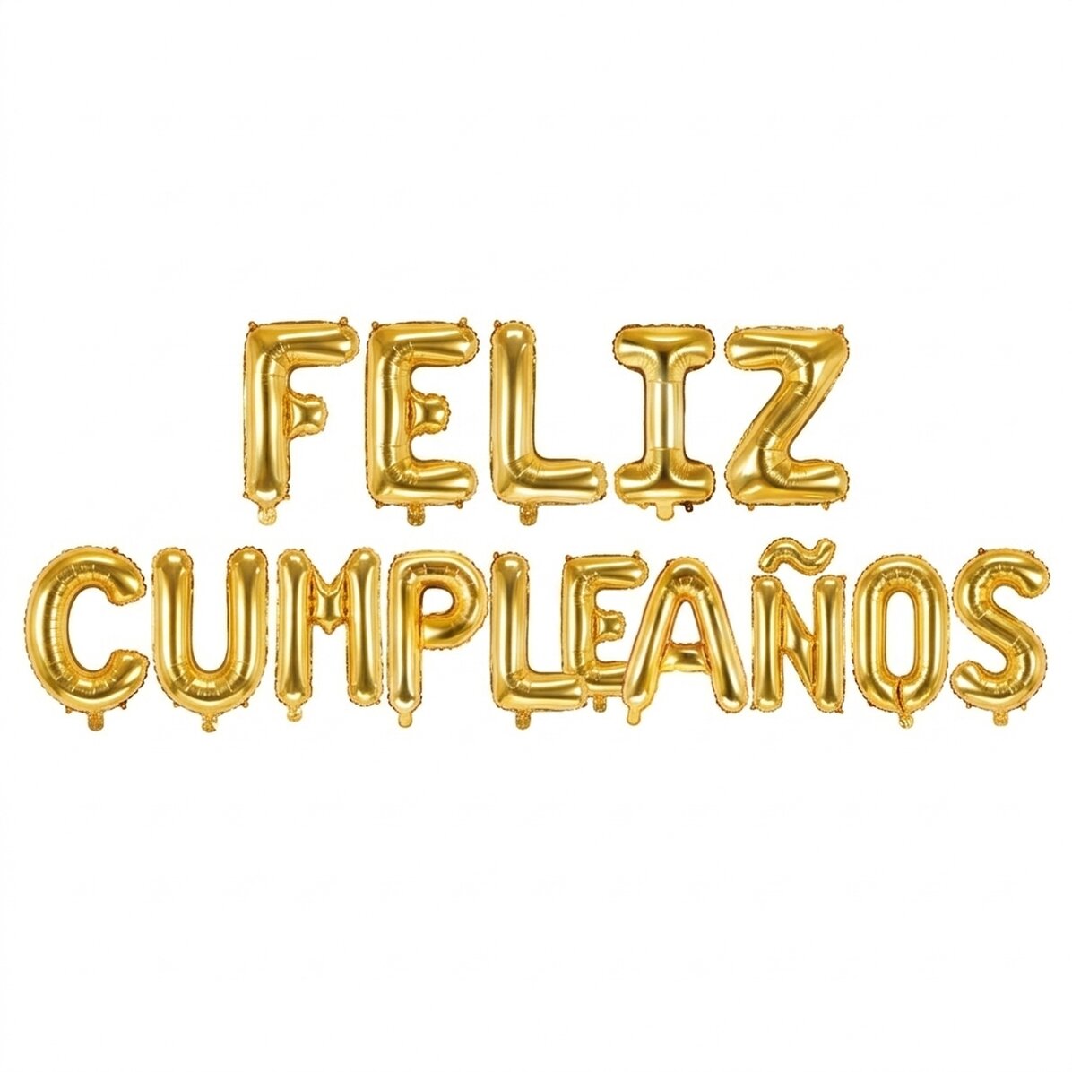 Globo - Flores de «Feliz cumpleaños»