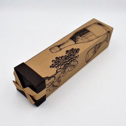 Caja plegable para bebidas - modelo kraft