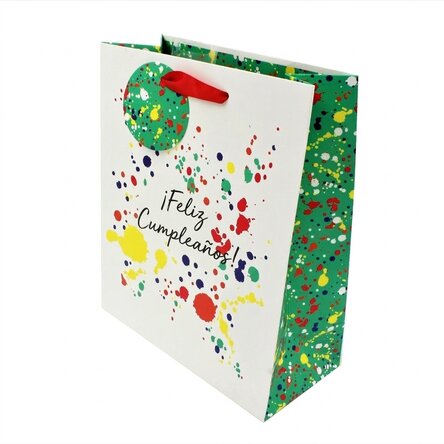 Bolsa de regalo - modelo «Happy Birthday splash»