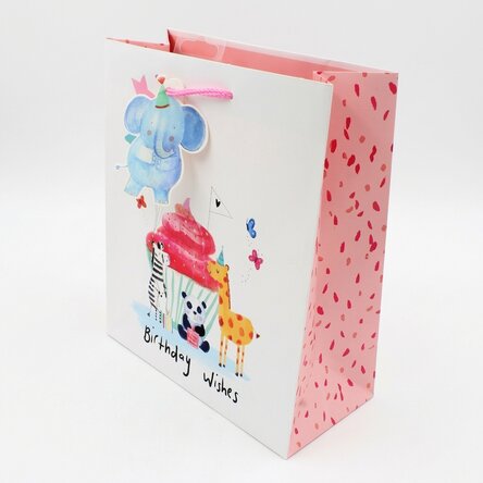 Bolsa de regalo - modelo «Birthday wishes»