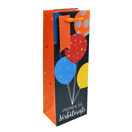Bolsa de regalo para bebidas - modelo «Time to celebrate»