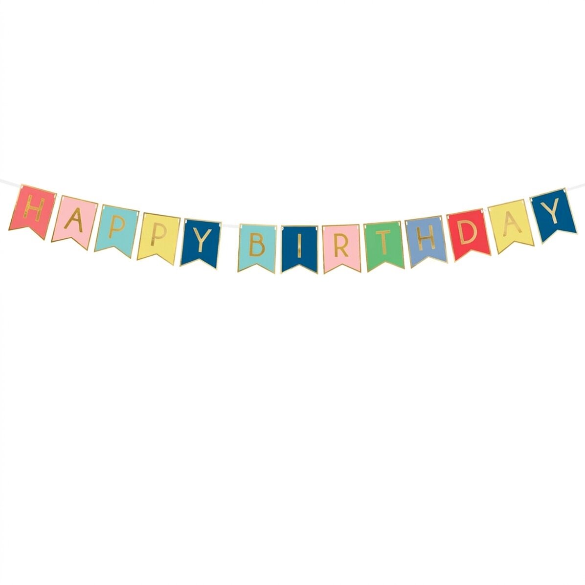 Cartel de «Feliz cumpleaños»