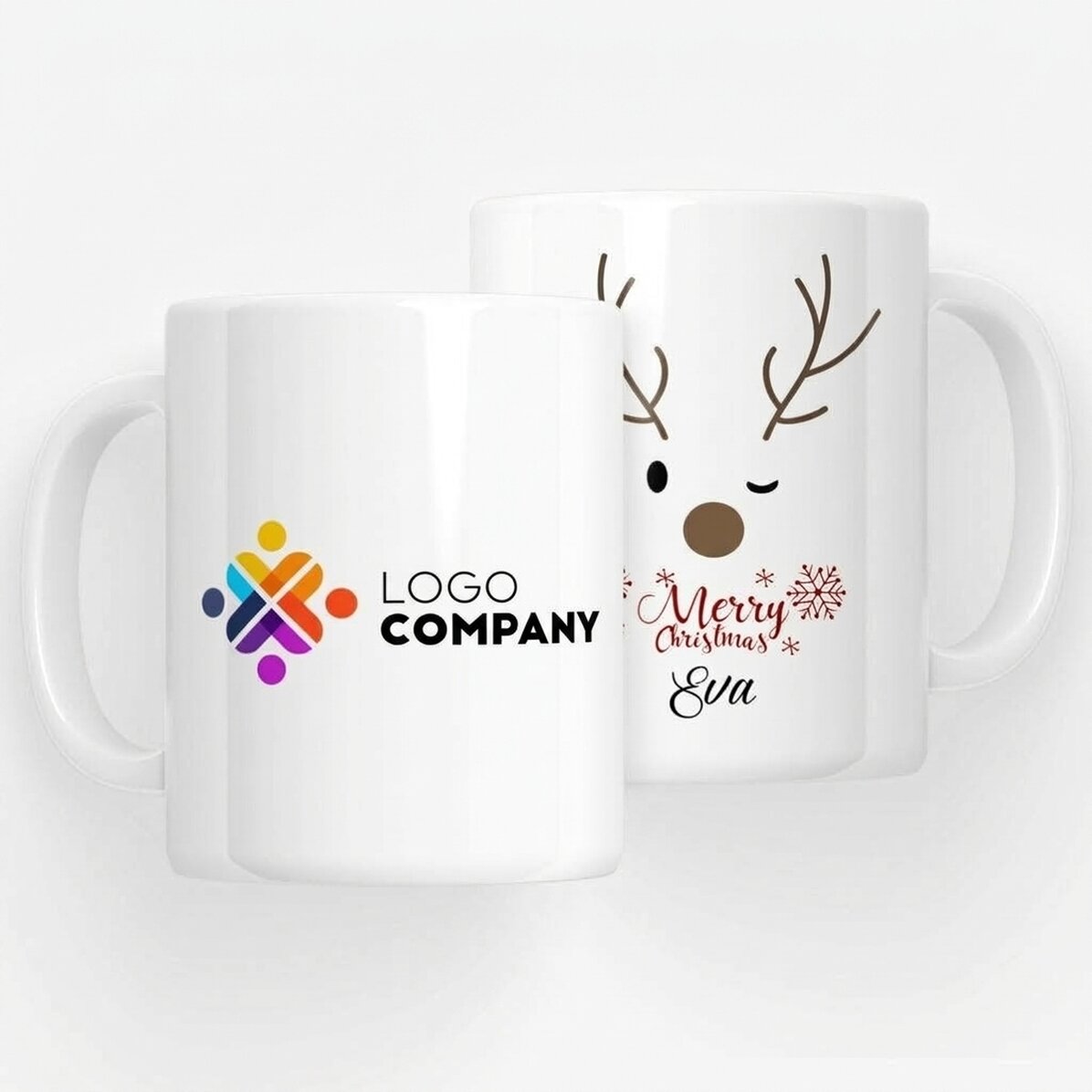 Taza personalizada con logotipo - Reno