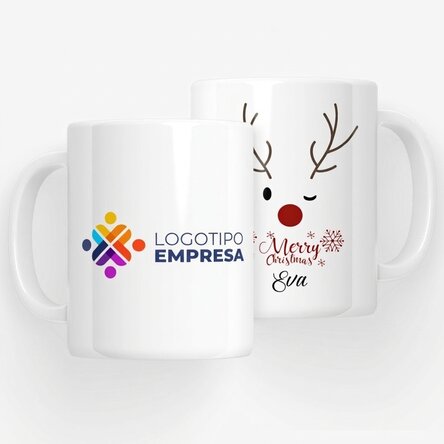 Taza personalizada con logotipo - Reno