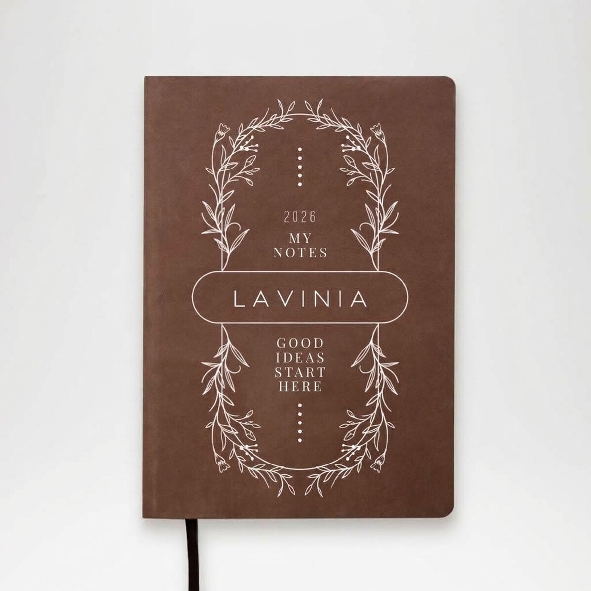 Agenda personalizada con texto - Flowers