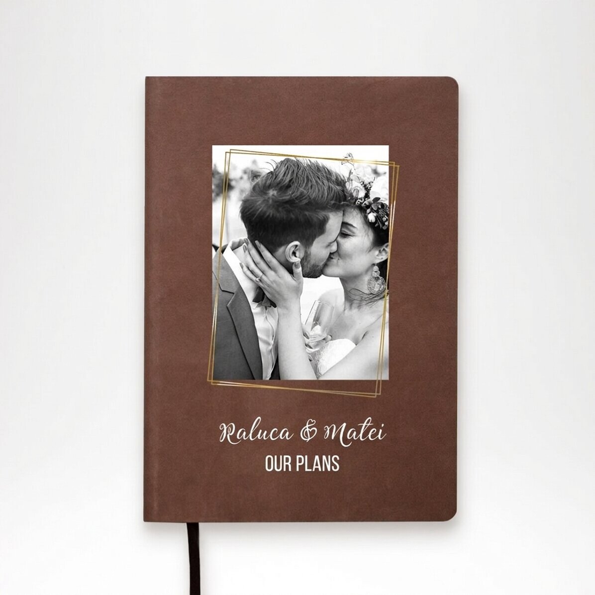 Agenda personalizada con texto y foto - Nuestros planes