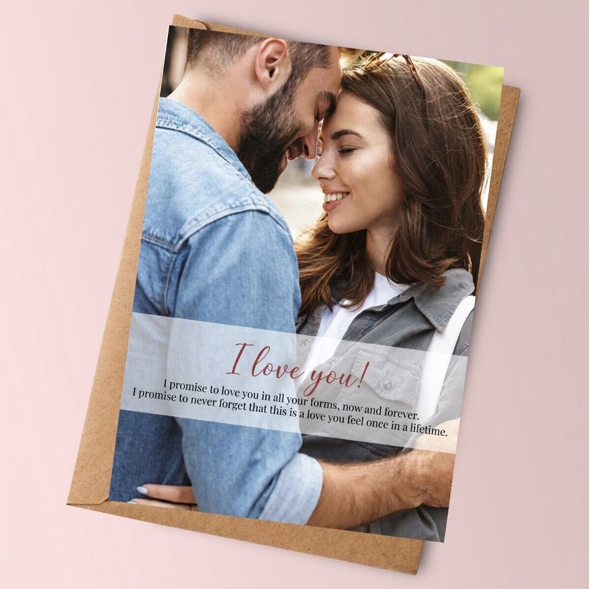 Tarjeta personalizada para parejas: ¡Te quiero!