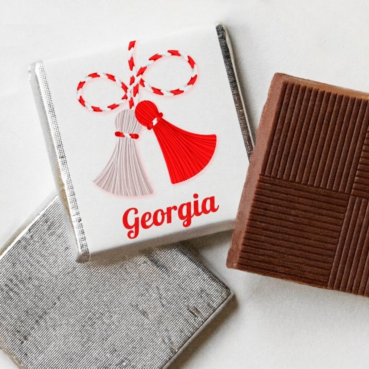 Mini bombón personalizado con un mensaje dulce