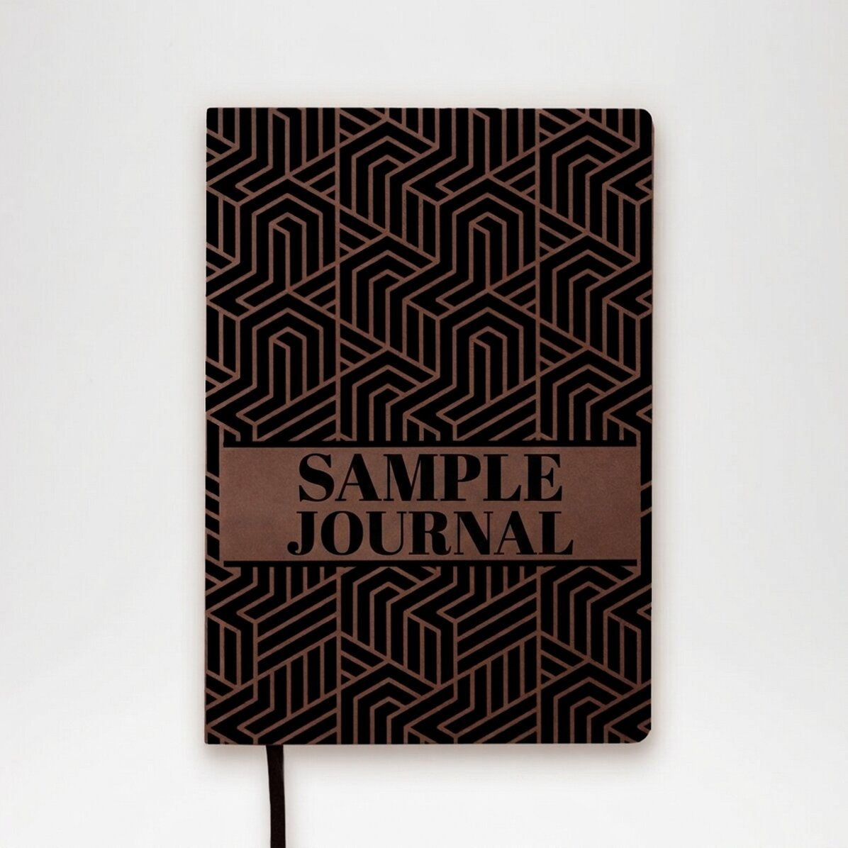 Agenda de piel personalizada con nombre - Modelo elegante