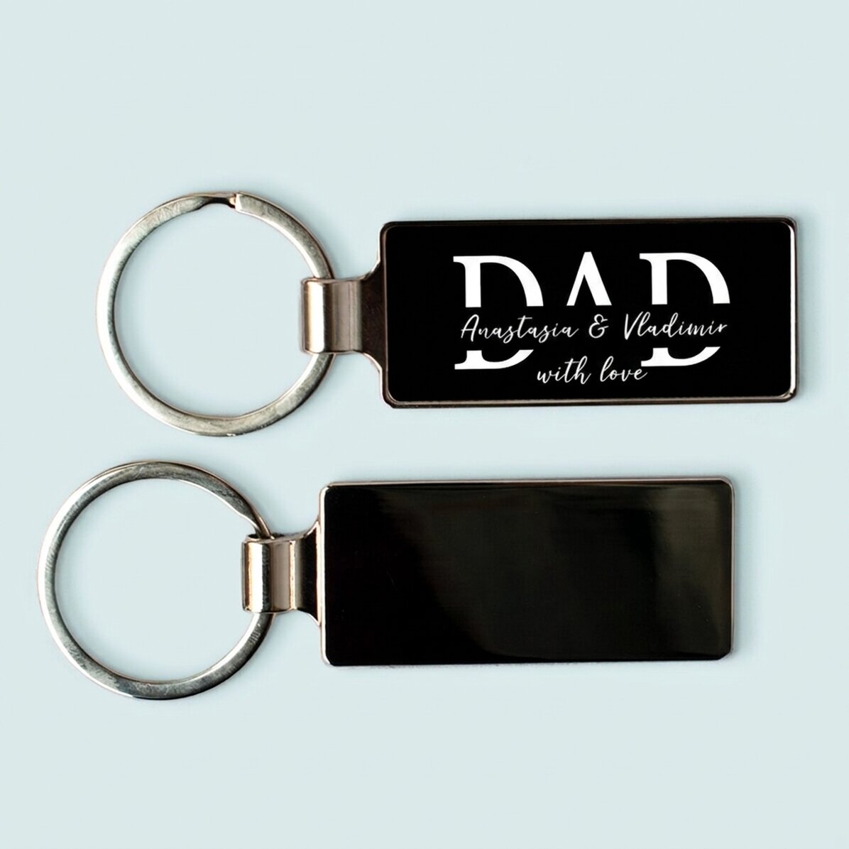 Llavero personalizado con un mensaje para papá