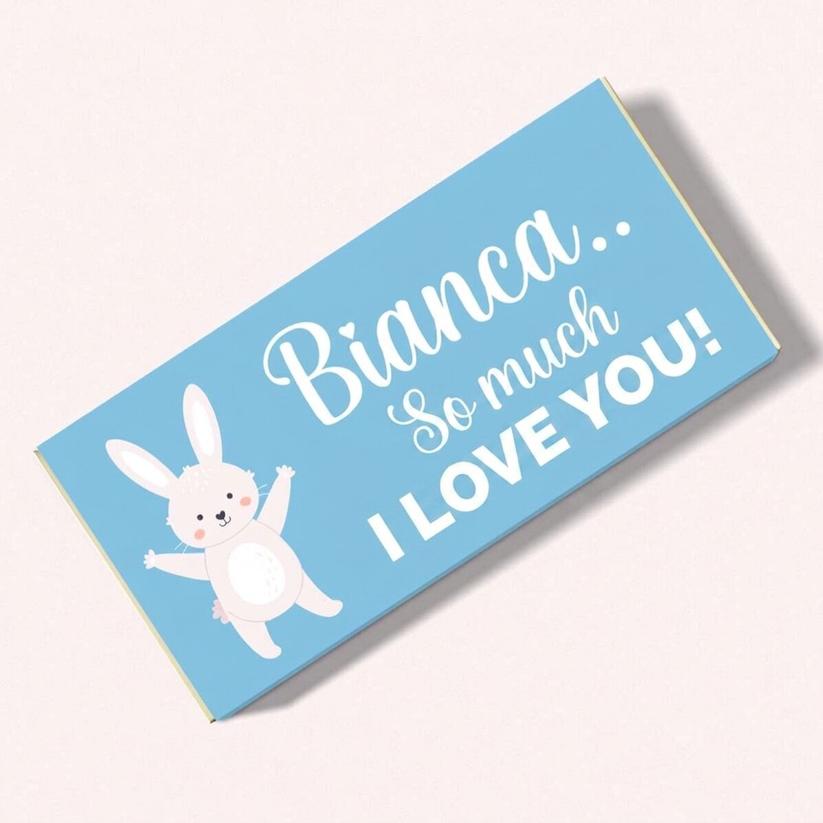 Chocolate personalizado con texto: «Tanto»