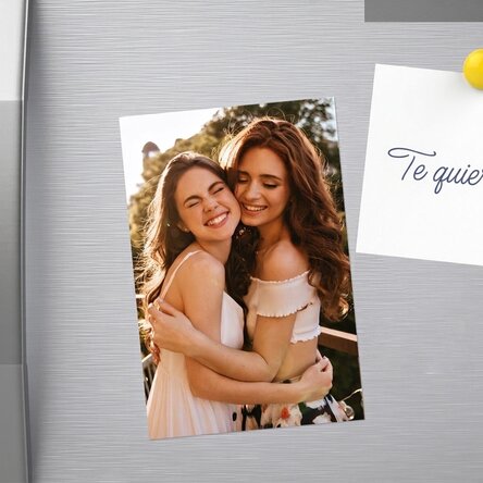 Imán de 10 x 15 cm personalizado con una foto
