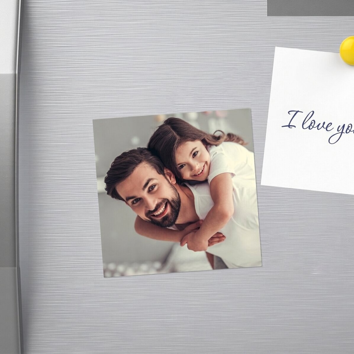 Imán de 10x10 personalizado con una foto