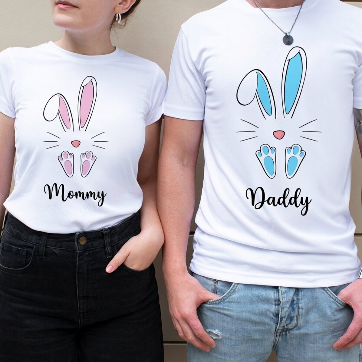 Camiseta deportiva personalizada con nombre - Conejito